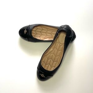 Coach Bonnie Pyle Ballet Flats, Black